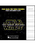 Star Wars The Force Awakens Wide Staff Manuscript Paper