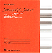 Hal Leonard Large Staff Manuscript