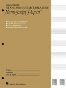 Standard Guitar Tablature Manuscript Paper