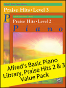 Alfred's Basic Piano Library - Praise Hits Bks 2-3 - Value Pack