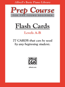 Alfred's Basic Piano Prep Course - Flashcards A & B