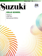 Suzuki Cello School Vol 3 International Edition w/CD