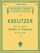 Kreutzer 42 Studies or Caprices - Violin