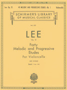 Lee 40 Melodic Etudes Cello Op 31