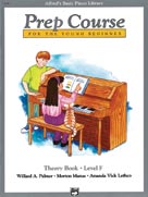 Alfred's Basic Piano Prep Course - Theory Bk F