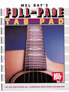 Mel Bay Full Page TAB Pad
