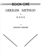 Gekeler Method for Oboe Bk 1