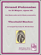 Boehm Grand Polonaise in D Maj Op 16 - Flute Solo with Flute Ensemble