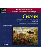 Chopin Selected Works for Piano Bk 1 CD