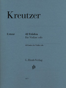 Kreutzer 42 Etudes for Violin Solo