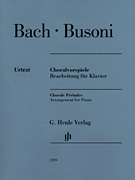 Bach Busoni Chorale Preludes for Piano