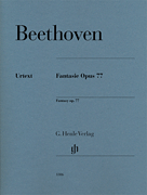 Beethoven Fantasy Op 77