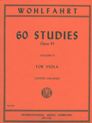 Wohlfahrt 60 Studies Op 45 Volume II - Viola