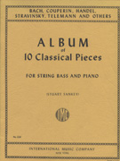 Album of 10 Classical Pieces for String Bass