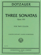 Dotzauer Three Sonatas Op. 103 - Cello Duet