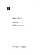 Berg Sonate Op. 1 - Solo Guitar
