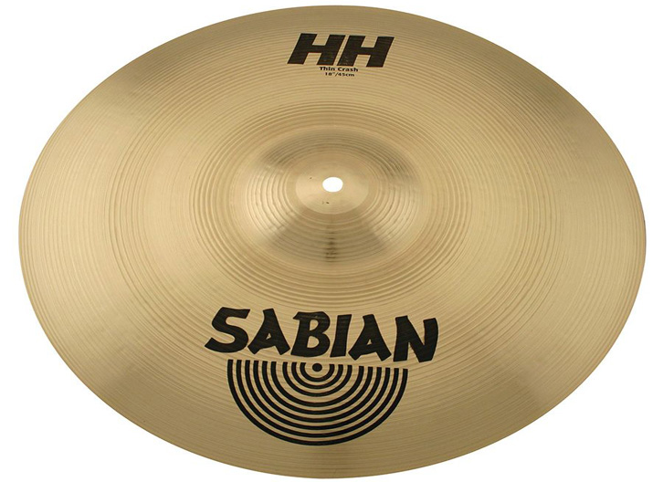 Sabian 18" HH Thin Crash - Brilliant