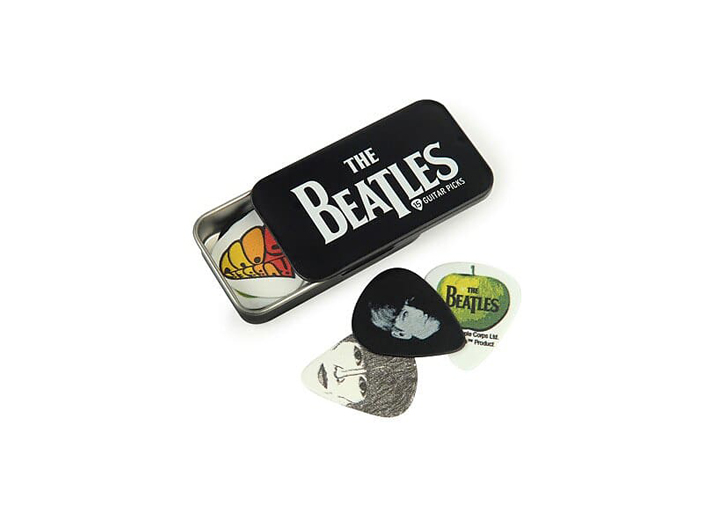 D'Addario Beatles Signature Guitar Pick Tins - Logo