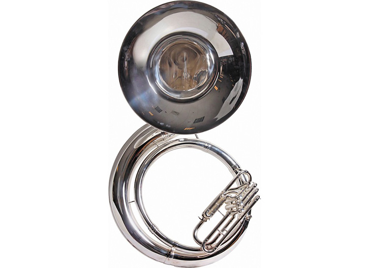 King 2350WSP BBb Sousaphone - Silver Plated  w/ case