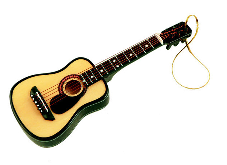 AIM Gifts 39106 Acoustic Guitar with Pickguard Ornament