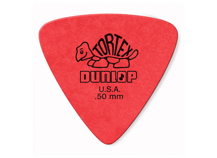 Dunlop Tortex Rounded Triangle Pick - .050 (72 Pack)