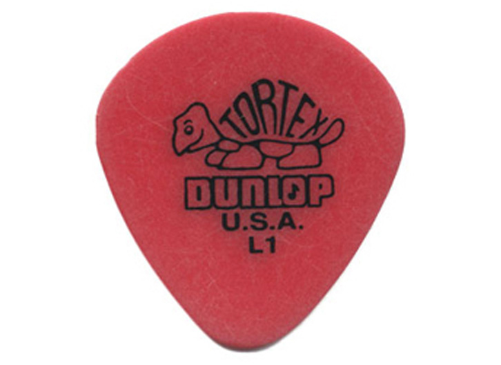 Dunlop 472 Tortex Rounded Jazz Pick - .50mm Red