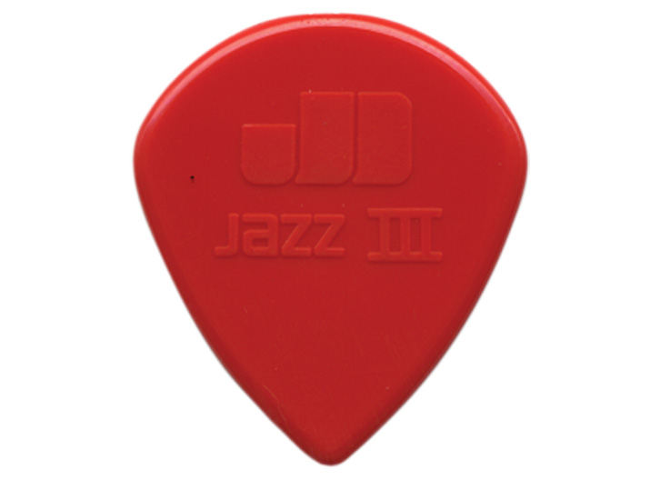 Dunlop 47 Nylon Jazz III Pick - Red