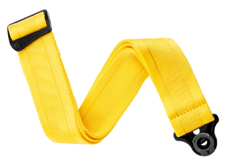 D'Addario Auto Lock Guitar Strap - Mellow Yellow