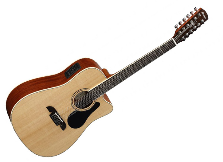 Alvarez AD6012CE Artist Cutaway Acoustic-Electric 12-String Guitar - Natural