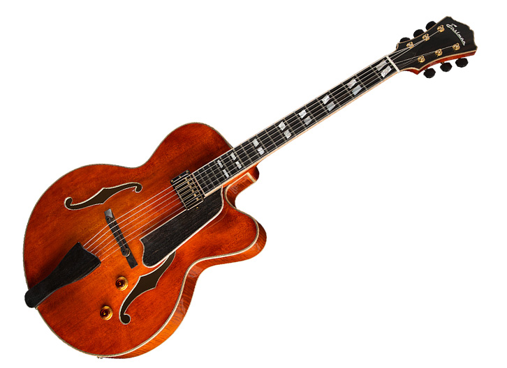 Eastman AR580CE Hollow Body Archtop Electric Guitar w/Case - Honeyburst