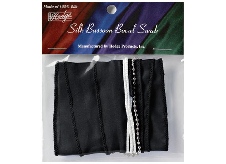 Hodge BBB1 Silk Swab for Bassoon Bocal - Black