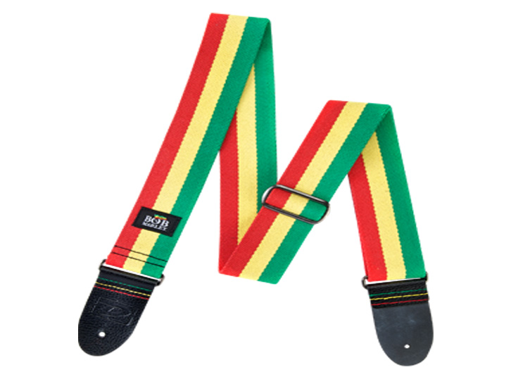Dunlop Bob Marley Signature Guitar Strap - Wide Rasta