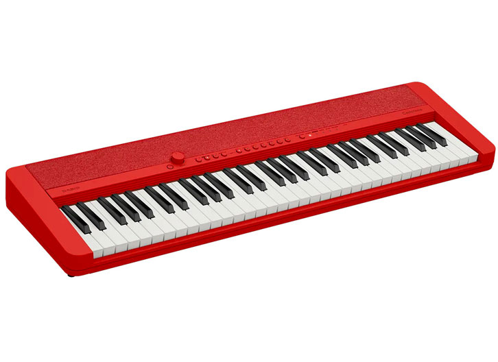 Casio CT-S1 61-Key Portable Keyboard - Red