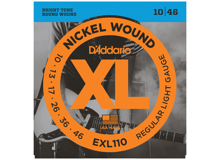 D'Addario EXL110 Nickel Guitar String Set - Regular Light .010-.046