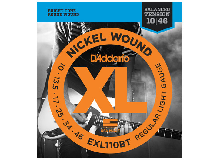 D'Addario EXL110BT Balanced Tension Nickel Guitar String Set - 10-46