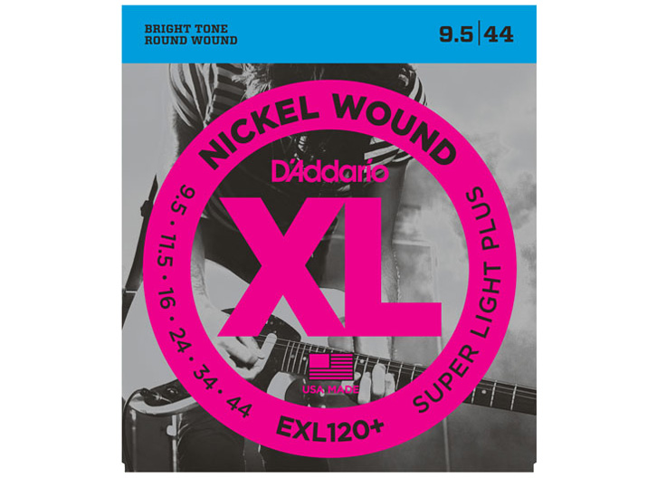 D'Addario EXL120+ Nickel Guitar String Set - Super Light Plus .0095-.044