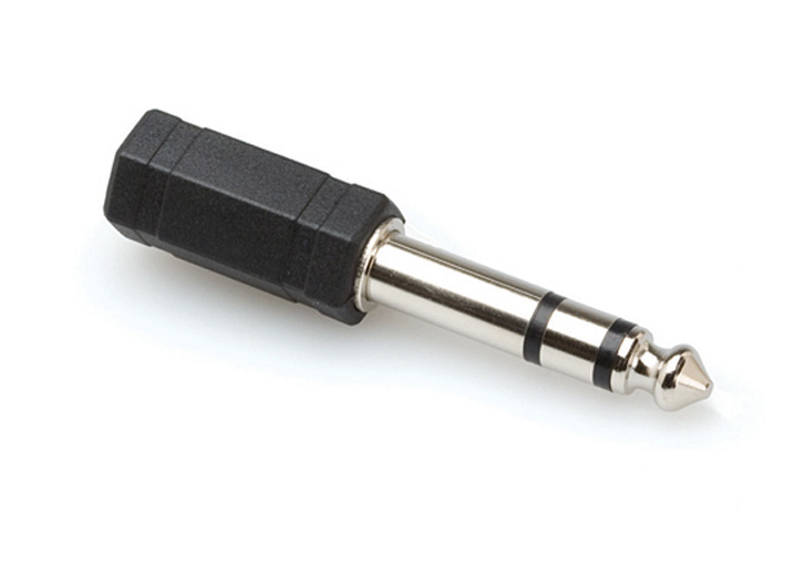 Hosa GPM-103 1/8" TRS-F -1/4" TRS-M Headphone Adaptor