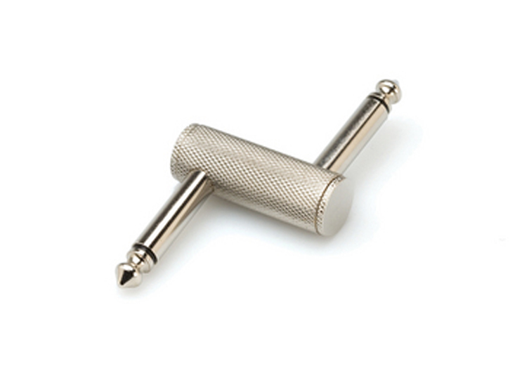 Hosa GPP-146 1/4" TS - 1/4" TS Offset Connector for Pedals
