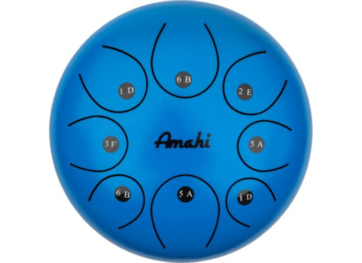 Amahi 10" Steel Tongue Drum - Blue