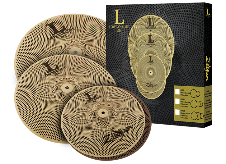 Zildjian L80 Low Volume Cymbal Set with 14"HH, 16"C & 18"R