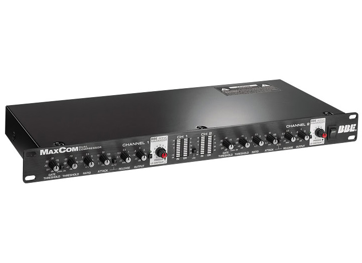 BBE MAXCOM Rack Mount Dual-Channel Compressor with Sonic Maximizer