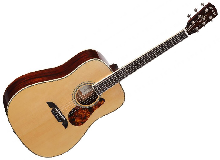 Alvarez MD60BG Masterworks Bluegrass Dreadnaught Acoustic Guitar - Natural w/ Hardshell Case