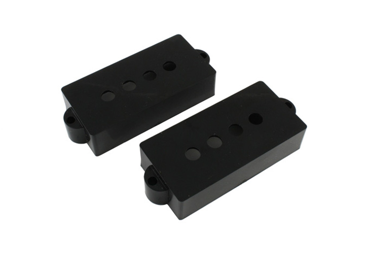 Allparts PC-0951-023 Pickup Covers for Precision Bass - Black