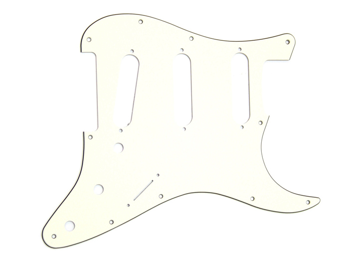 Allparts PG-0552-050 3-Ply Pickguard for Stratocaster - Parchment