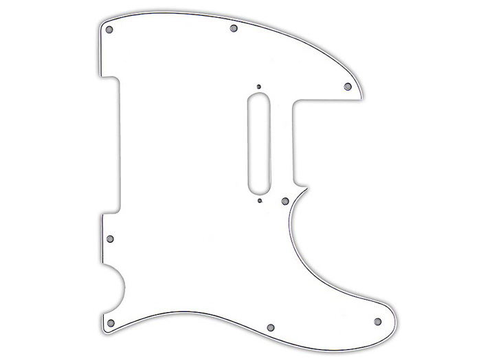 Allparts PG-0562-035 3-Ply Pickguard for Telecaster - White