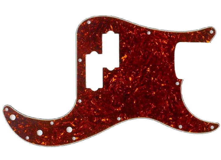 Allparts PG-0750-043 3-Ply Pickguard for Precision Bass - Tortoise