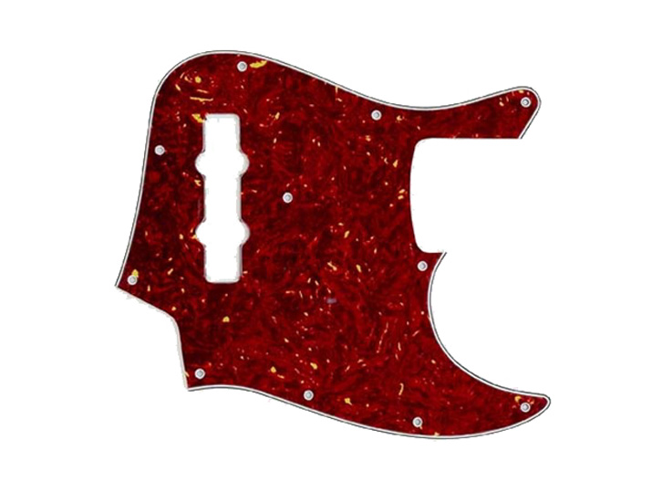 Allparts PG-0755-043 3-Ply Pickguard for Jazz Bass - Tortoise