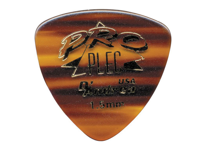 D'Andrea 1.5mm Pro-Plec Rounded Triangle Guitar Pick