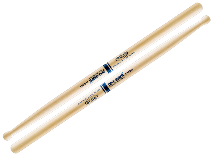 ProMark DC50 "System Blue" Hickory Wood Tip Drum Stick Pair
