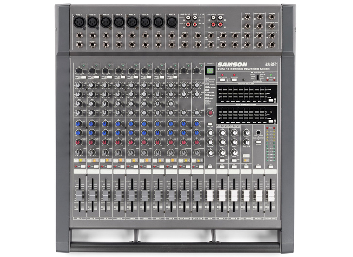 Samson TXM16 16-Channel 1000w Powered Mixer with DSP